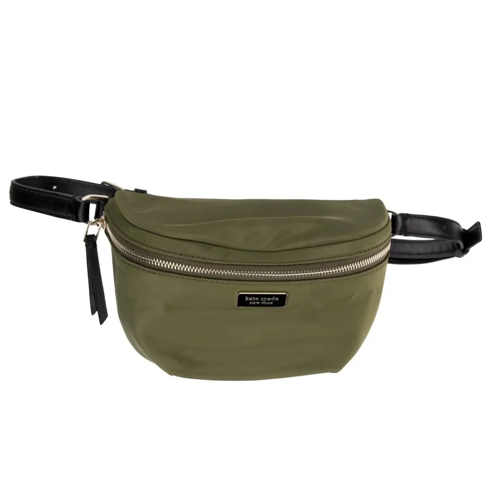 Kate Spade Dawn Convertible Crossbody or Belt Bag in Sapling (Olive Green)